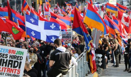 Peaceful Demonstration in Ottawa for the Recognition of Artsakh